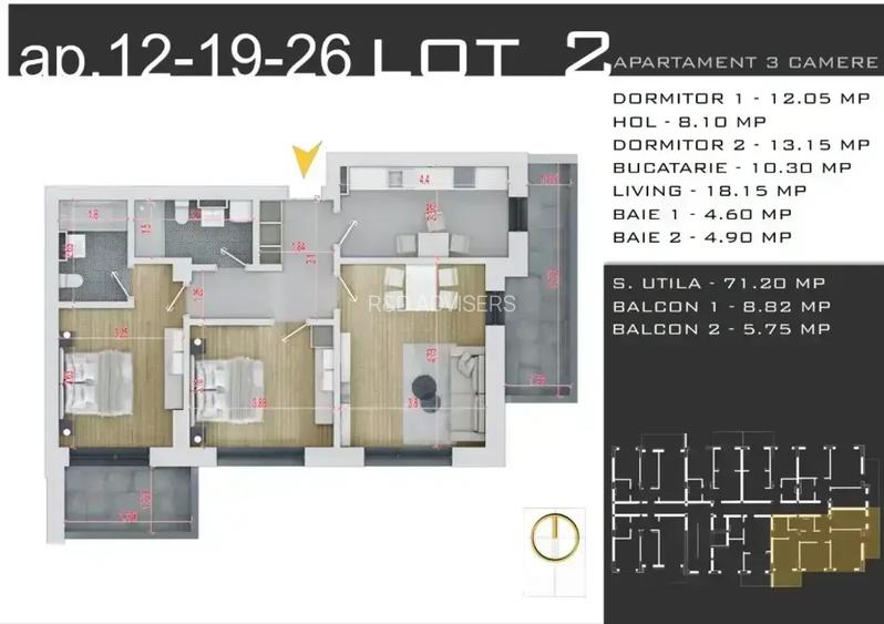 Promotie Parcare Apartament 3 Camere Decomandat Bloc Nou Sector 3 - 2