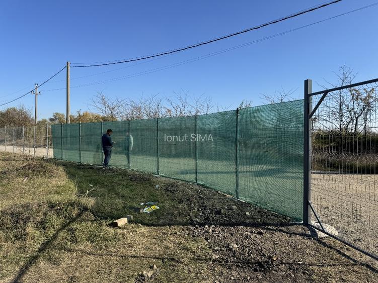 Teren 2117 mp Clinceni Bragadiru – lângă A0 – împrejmuit, utilități + container - 6