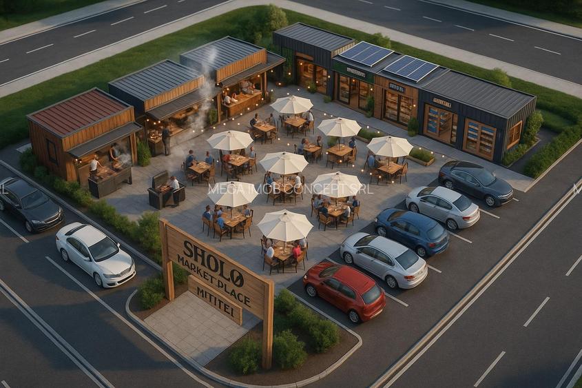 Spații comerciale de închiriat într-o Piață Urbană – vad comercial excelent! - 4