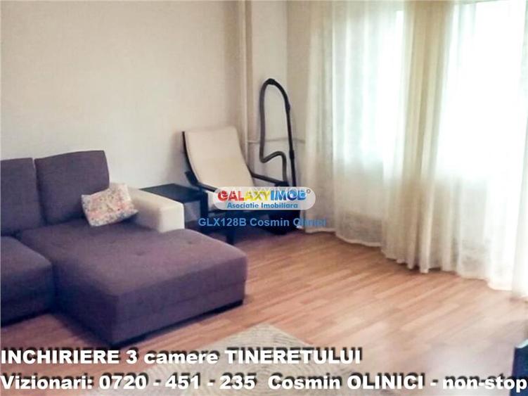 Apartament 3 camere Timpuri Noi Tineretului decomandat 70 mp metrou ap - 10