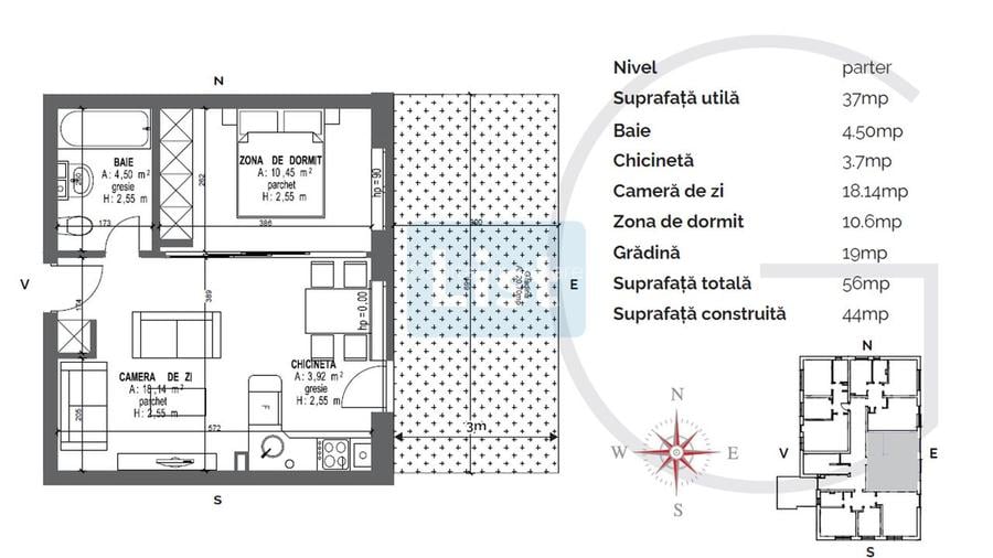 Comision 0% I Studio +gradina I Pret cu TVA inclus I Vila C7 - 4