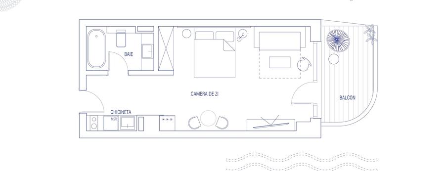 De Vanzare Studio Mamaia Nord (Tomis Villa Grand Resort) - 18