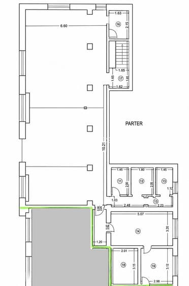 Spațiu Comercial Griviței–199 mp | Vitrină Stradală | Înălțime 5 m | Acces spate - 2
