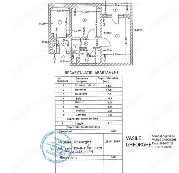 2 camere | decomandat | bloc an 1984 | Metrou Crangasi - 5