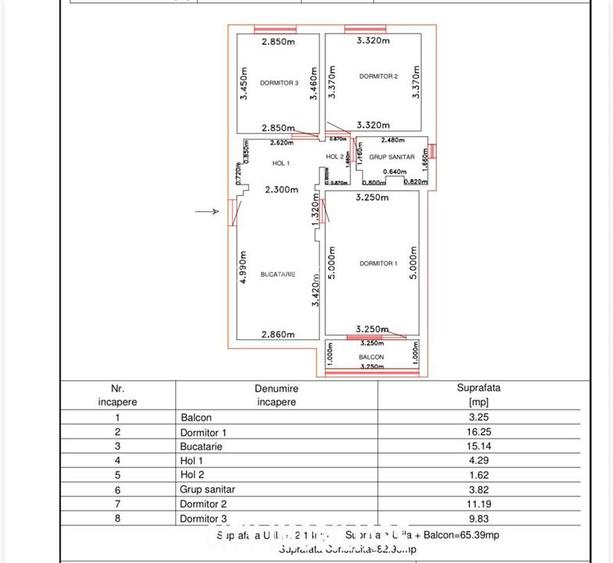 Apartament 3 camere decomandat, str. L.Pasteur, Zorilor - 8