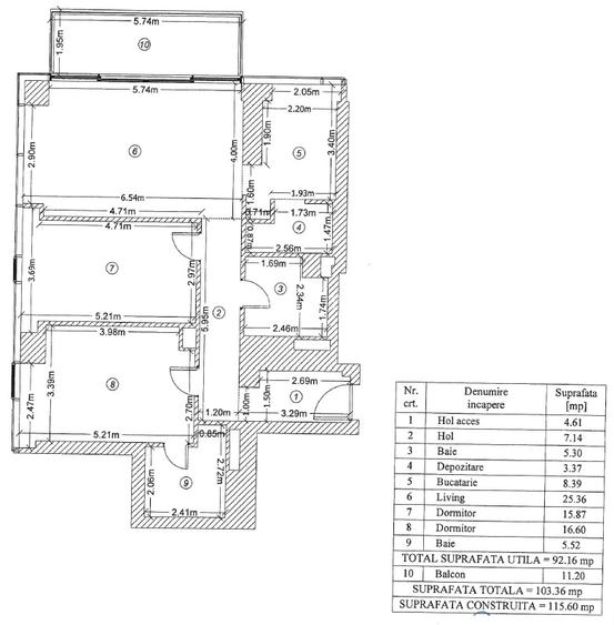 Apartament de inchiriat 3 camere, vedere spectaculoasa, zona Floreasca, Bucurest - 1