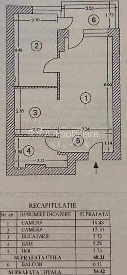 2 camere mobilat si utilat in City Point Aviatiei  - 8