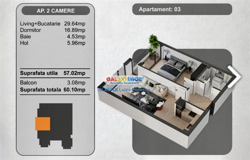 Apartament 2 camere 13 SEPTEMBRIE-ZONA MARRIOTT | PARCARE INCLUSA - 11