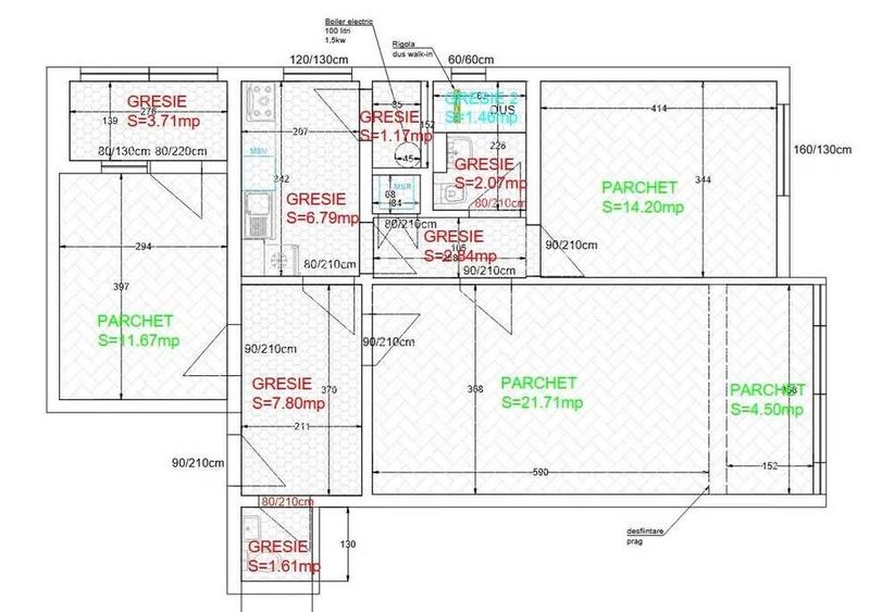 Apartament 3 camere, 2 bai | Domenii - Ion Mihalache - 8