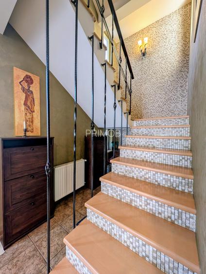 Vila superba 2003,P+E+M,300mpu,6 cam,teren 400mp,colt,renovata,tip mediteranean - 21