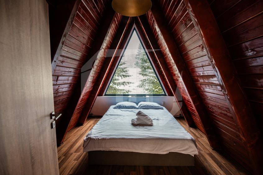 Cabana A-frame 5 camere la Belis / Business functional si profitabil - 12