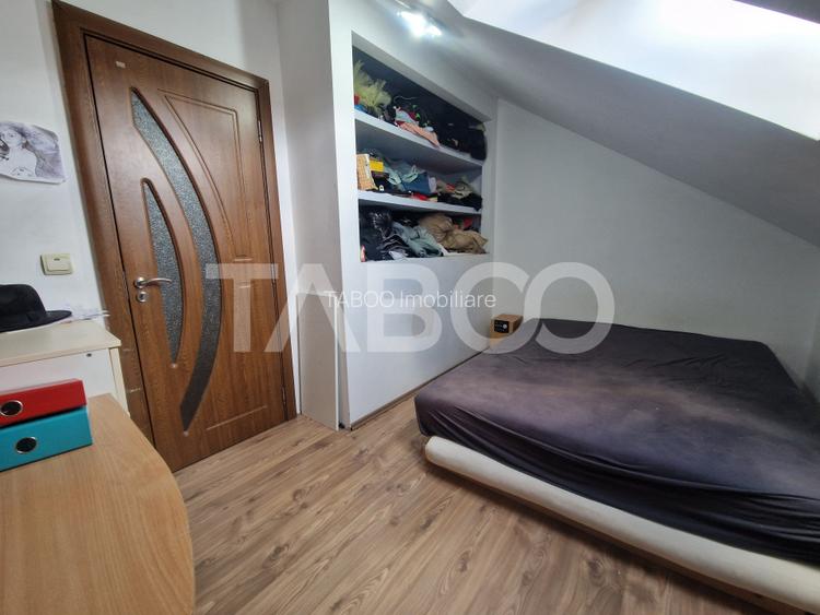 Apartament intabulat la mansarda 3 camere 65 mp balcon Turnisor - 11