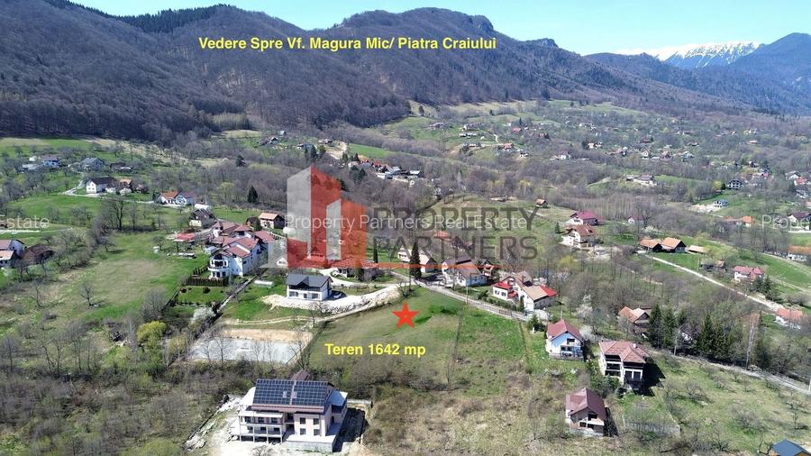 Teren intravilan 2.600 mp Predeluț Bran | Vedere Bucegi și Castelul Bran | Utili - 4