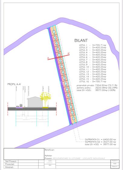 Teren intravilan ideal pentru dezvoltare rezidențială | 6450mp - 2