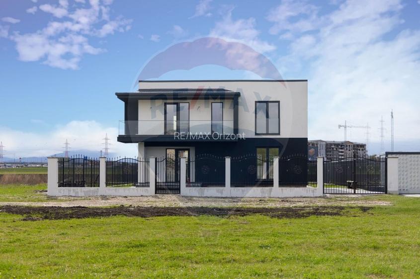 Vila moderna cu 4 camere,  P+E - teren 501 mp - 2
