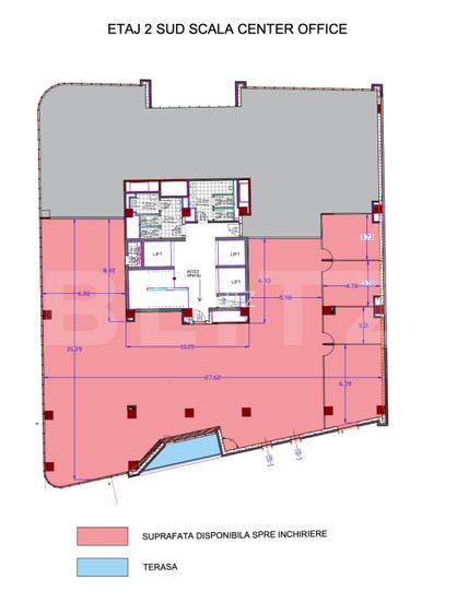 Spațiu birouri, 530 mp, zona centrală - 13