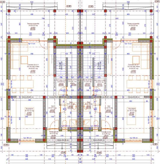 Duplex modern într-o zonă aerisită,  Teraplast Arena - pret semifinisat - 7