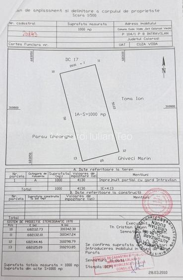Teren intravilan 1000 mp la șoseaua principală – Cuza Vodă – curent trifazat - 3