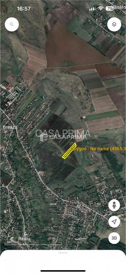 Teren de vanzare, Breazu, 9930 mp, ideal investitie 4,9 euro/mp - 4