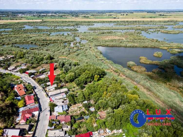 ID 7854 EXCLUSIVITATE – Teren cu casă și ieșire la canal - 6
