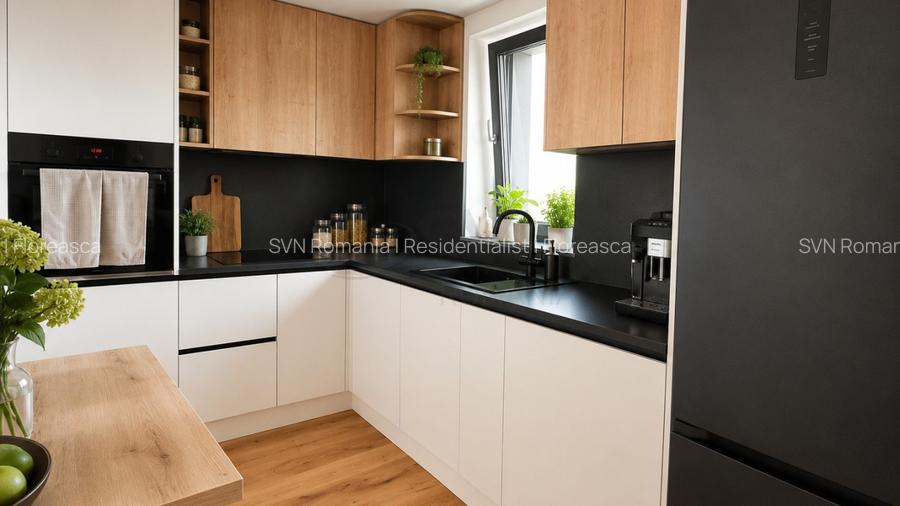 REA1028822 Aviatiei bloc nou 3 camere si balcon spatios mobilat si luminos - 6