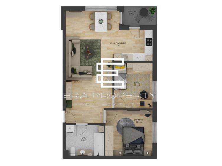 Apartament 3 camere intabulat LA CHEIE-Doamna Stanca/Selimbar - 2