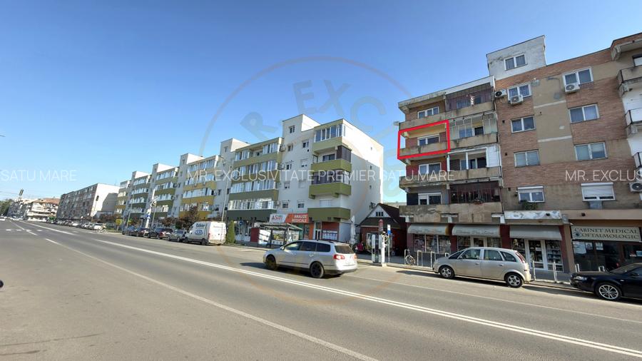Apartament 2 camere Etaj III Carei-Str. M.Viteazul Nr.19, Vizavi Kaufland - 15