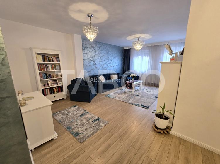 Casa mobilata de vanzare 150 mpu teren 450 mp garaj Piata Cluj Sibiu - 13