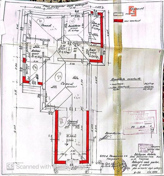 Casa individuala de vanzare cu 3 camere si teren de 510 mp, zona Telegrafului - 19