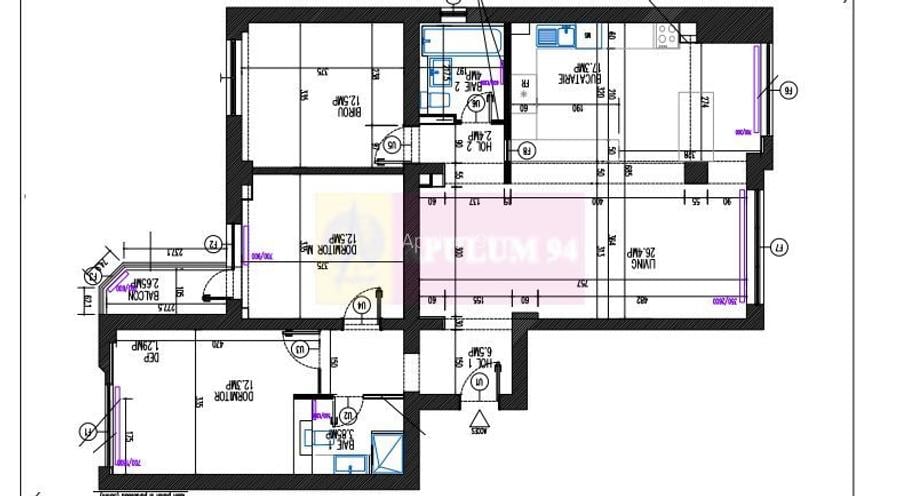 Apartament de 4 camere pe bd 13 Septembrie stradal-Marriott - 9