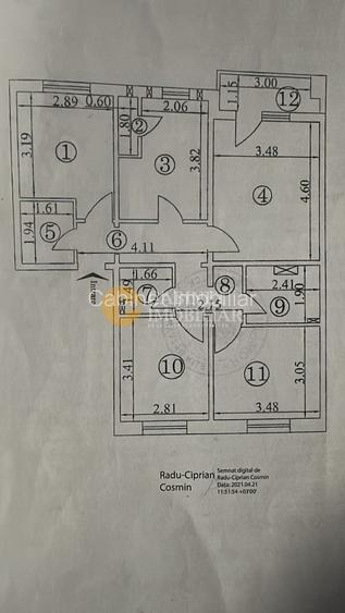 4 Camere Decomandat  - Etaj 1 - Zona Galata/ Biserica Galbena - 5