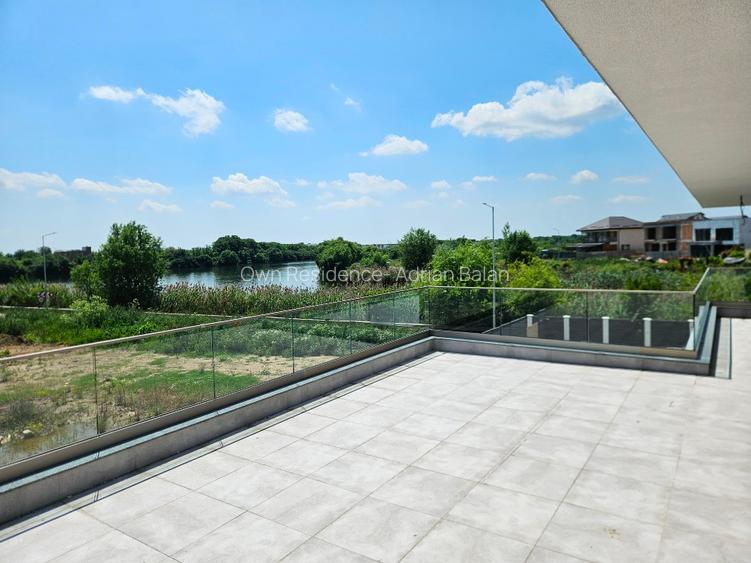 Vila moderna cu piscina Tunari Ilfov pe malul lacului Pasarea  - 3