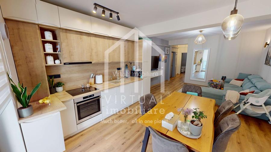 Apartament cu 3 camere + 2 balcoane, 66mp utili, etaj 1/2, Selimbar - 5