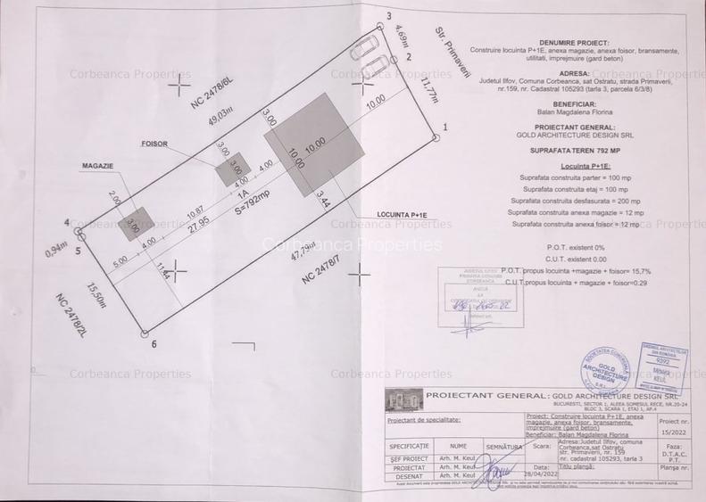 Teren cu Autorizatie, Utilitati, Asfalt, zona Paradisul Verde - 6