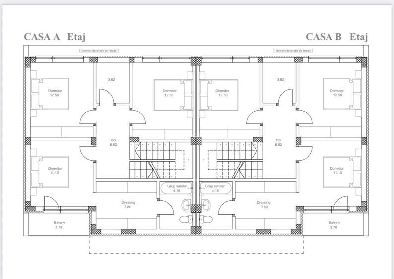 Pipera  Matei Millo Vanzare Vila Premiun P+1E+M(5camere) La Alb! - 9