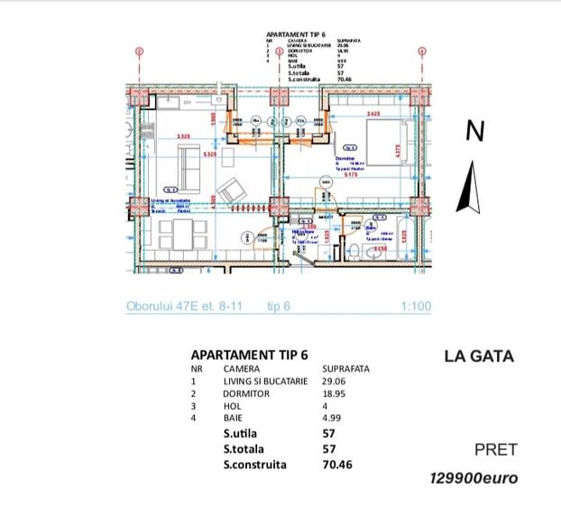 DEZVOLTATOR BLOC NOU-COMISION 0%-TVA INCLUS-2 CAMERE DECOMANDAT - 13