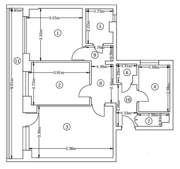 3cam.dec-1baie-disponibil imediat/Bvd Brancoveanu 130-132,sector 4 - 3