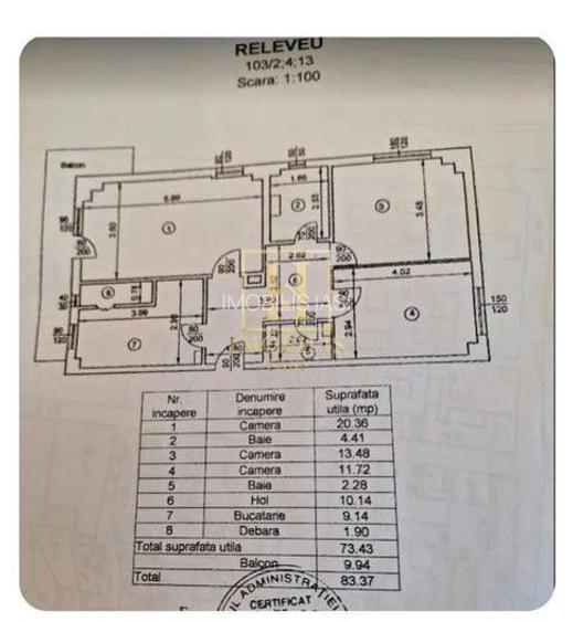 Apartament 3 camere, D, 85 mp, 100.000euro Lunca Cetatuii - 12