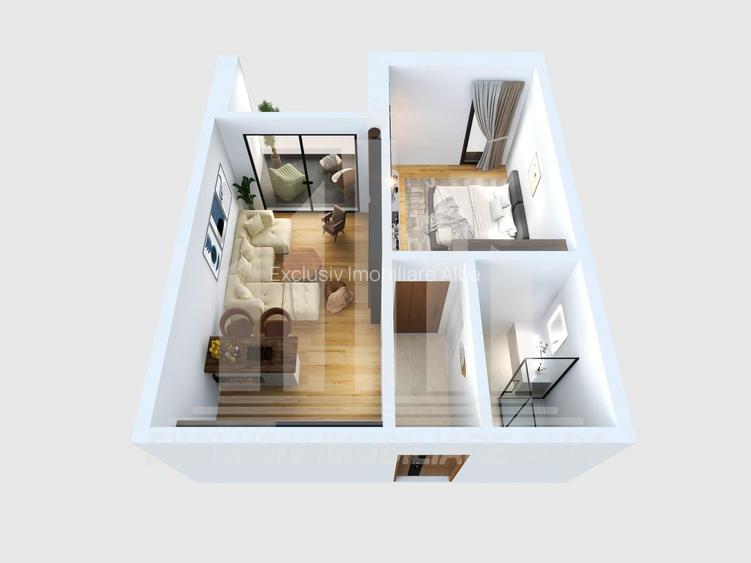 Apartament 1 camera | 37 mp | Etaj 1 | Bloc Nou 2026 | Cetate - 2