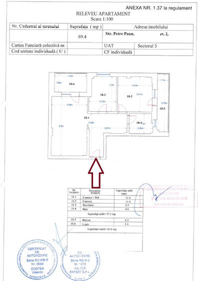 2 camere decomandat | Bloc 2023 | 69 mp | Mobilat & utilat | Parcare si boxa - 23