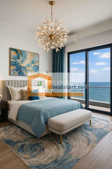 Vedere frontala la Mare, Prima linie, Penthouse tip Duplex, bloc Boutique - 22
