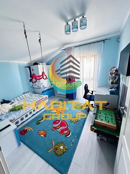 Vila 5 camere, complet mobilată utilată 130 mp utili, teren 250 mp, parter etaj - 2