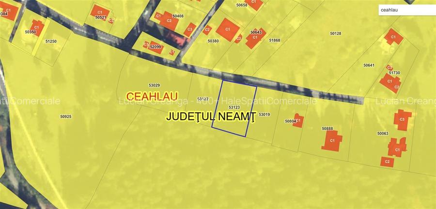 Teren in Statiunea Durau, Ceahlau, 1048mp, str. Stejarului - 3