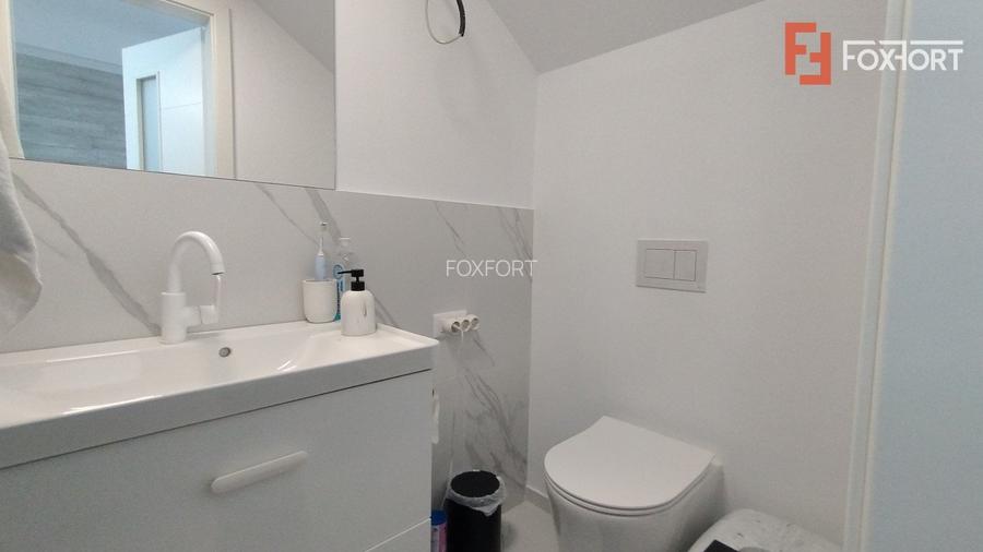 Casa insiruita, 4 camere, Sacalaz - arhitectura moderna, 2 locuri de parcare - 15