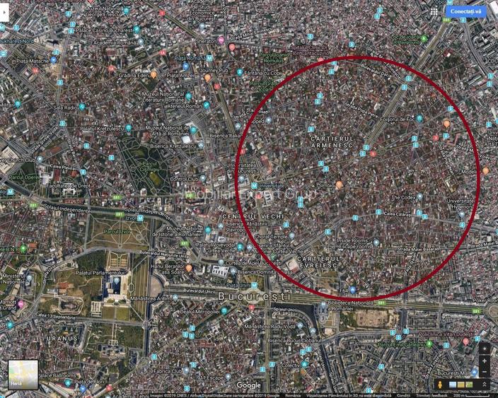 Zona Piata Rosetti teren 1200 mp ideal rezidential - 2