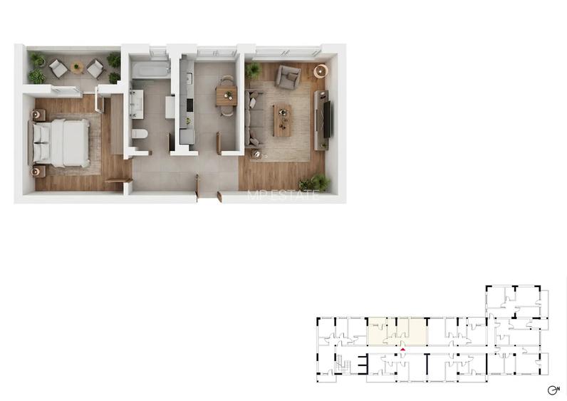 Apartament 2 Camere  -56,7 mp / Platinum Residence -Comision 0 % - 6