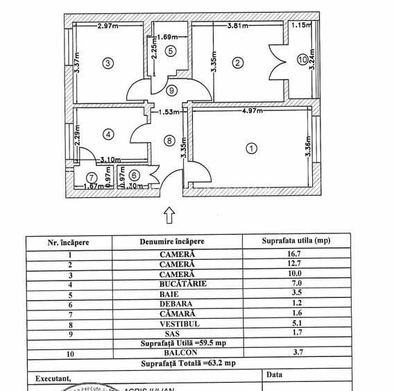 Titan, la 5 minute metrou Costin Georgian, pe intrarea Muncii, bloc 1977 - 14