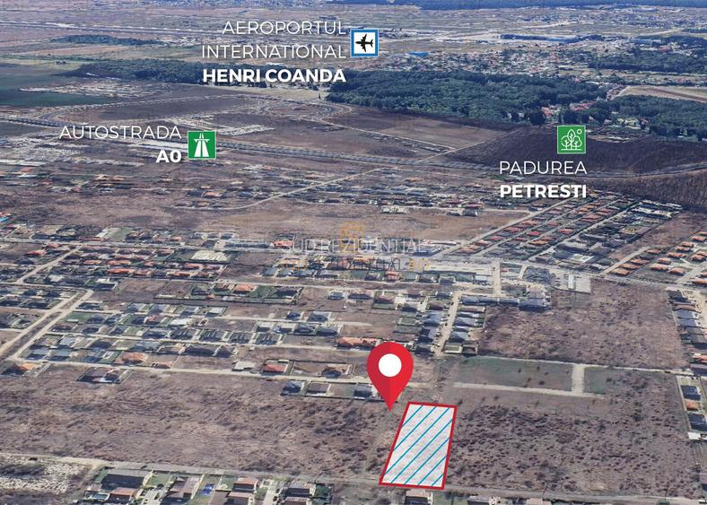 Teren intravilan 1352 mp, Corbeanca,Corbeanca Forest, ideal investitie - 3