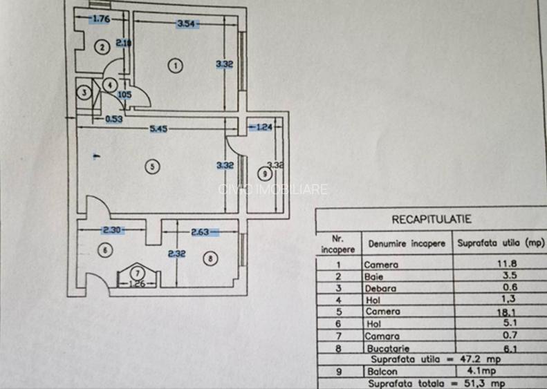 Ploiesti Nord Str. Cameliei et.3/4 mobilat, utilat centrala termica termen lung - 11