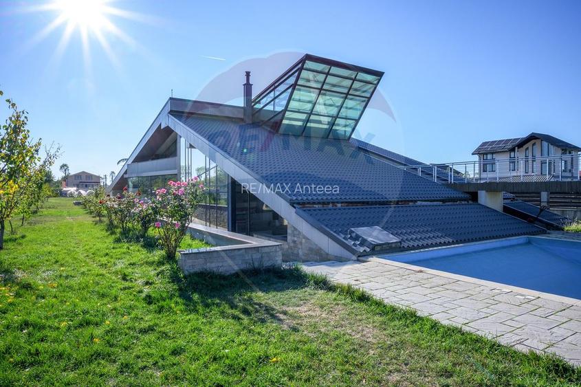 Vilă Futuristă: Eleganță & Inovație la limita pădurii, piscină, 4500mp - 3